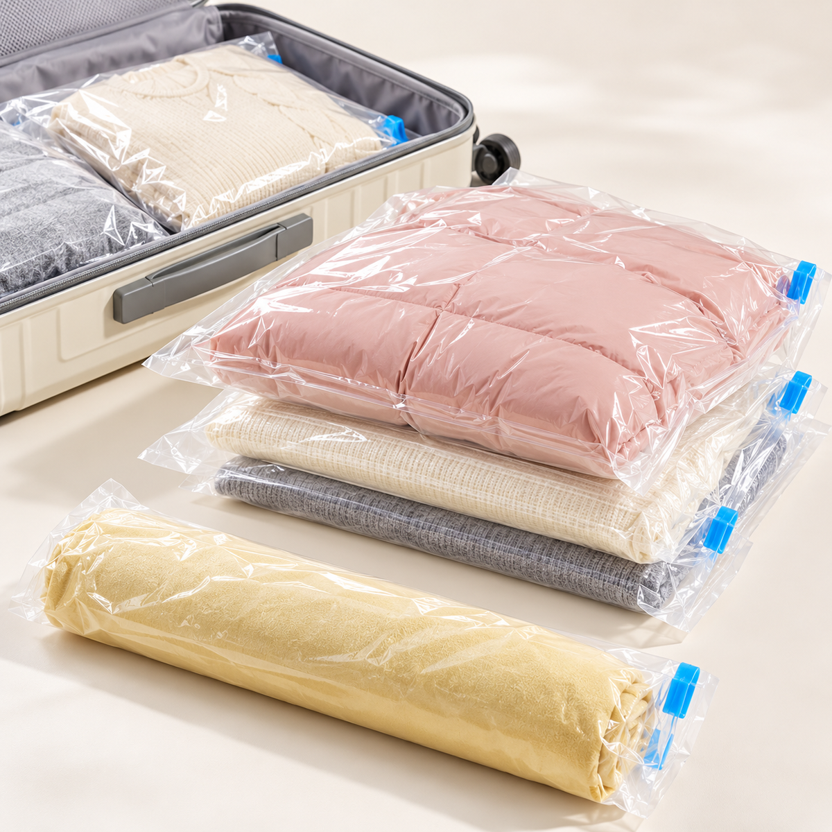 Roll-Up Travel Compression Bag